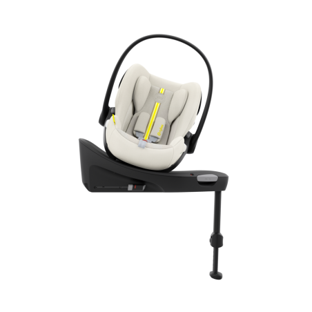 Cybex Cloud G - Rozkładany fotelik samochodowy 40-87 CM | zestaw z bazą | PLUS SEASHELL BEIGE ****ADAC