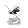 Cybex Cloud G - Rozkładany fotelik samochodowy 40-87 CM | zestaw z bazą | PLUS SEASHELL BEIGE ****ADAC