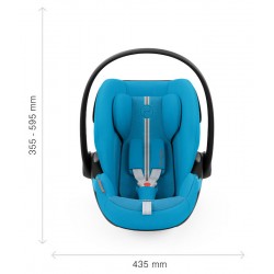 Cybex Cloud G - Rozkładany fotelik samochodowy 40-87 CM | zestaw z bazą | PLUS BEACH BLUE ****ADAC