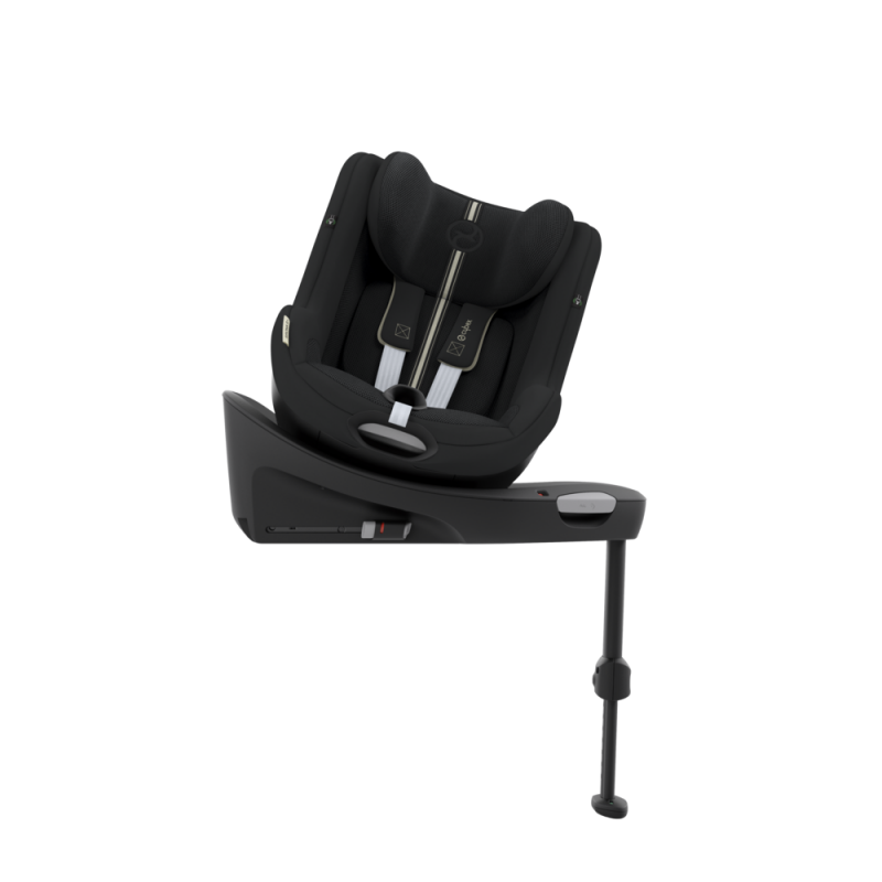 Cybex Sirona G - Obrotowy fotelik samochodowy 61-105 CM | zestaw z bazą | PLUS MOON BLACK ****ADAC