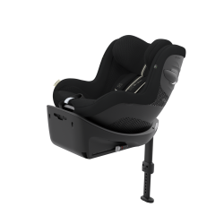 Cybex Sirona G - Obrotowy fotelik samochodowy 61-105 CM | zestaw z bazą | PLUS MOON BLACK ****ADAC