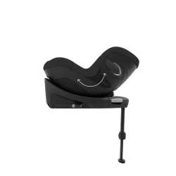 Cybex Sirona G - Obrotowy fotelik samochodowy 61-105 CM | zestaw z bazą | PLUS MOON BLACK ****ADAC