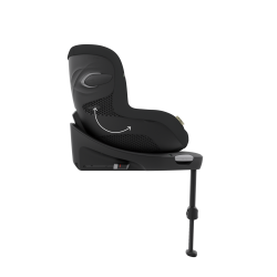 Cybex Sirona G - Obrotowy fotelik samochodowy 61-105 CM | zestaw z bazą | PLUS MOON BLACK ****ADAC