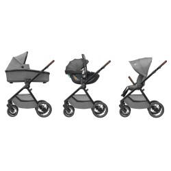 Maxi-Cosi Oxford - Wózek Głęboko-Spacerowy | zestaw 2w1 | SELECT GREY