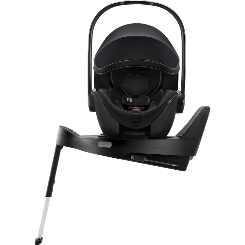 Britax Romer Baby-Safe Pro - Obrotowy rozkładany fotelik samochodowy 0-13 KG | zestaw z bazą Vario 5Z | GALAXY BLACK