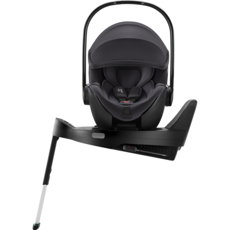 Britax Romer Baby-Safe Pro - Obrotowy rozkładany fotelik samochodowy 0-13 KG | zestaw z bazą Vario 5Z | MIDNIGHT GREY