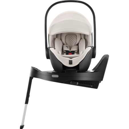 Britax Romer Baby-Safe Pro - Obrotowy rozkładany fotelik samochodowy 0-13 KG | zestaw z bazą Vario 5Z | SOFT TAUPE LUX