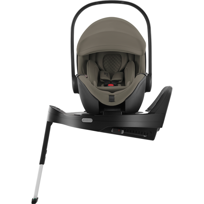 Britax Romer Baby-Safe Pro - Obrotowy rozkładany fotelik samochodowy 40-85 CM | zestaw z bazą Vario 5Z | URBAN OLIVE LUX