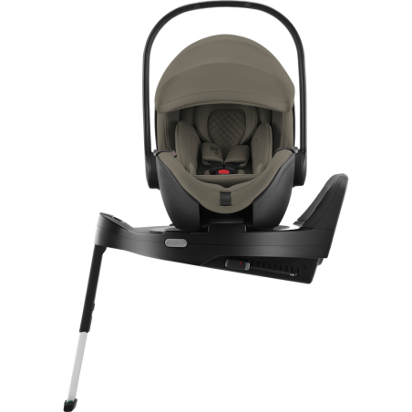 Britax Romer Baby-Safe Pro - Obrotowy rozkładany fotelik samochodowy 40-85 CM | zestaw z bazą Vario 5Z | URBAN OLIVE LUX