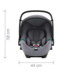 Britax Romer Baby-Safe 3 i-Size - Obrotowy fotelik samochodowy 0-13 KG | zestaw z bazą Vario 5Z | DUSTY ROSE
