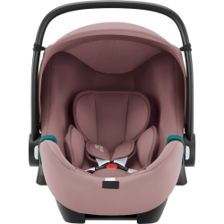 Britax Romer Baby-Safe 3 i-Size - Obrotowy fotelik samochodowy 0-13 KG | zestaw z bazą Vario 5Z | DUSTY ROSE