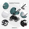 Riko Basic Montana - Wózek Głęboko-Spacerowy | zestaw 2w1 | LAGOON
