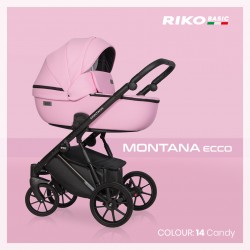 Riko Basic Montana Ecco - Wózek Głęboko-Spacerowy | zestaw 2w1 | CANDY