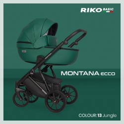 Riko Basic Montana Ecco - Wózek Głęboko-Spacerowy | zestaw 2w1 | JUNGLE