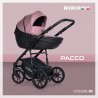 Riko Basic Pacco - Wózek Głęboko-Spacerowy | zestaw 2w1 | PINK