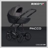 Riko Basic Pacco - Wózek Głęboko-Spacerowy | zestaw 2w1 | CARBON