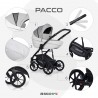 Riko Basic Pacco - Wózek Głęboko-Spacerowy | zestaw 2w1 | GREY FOX