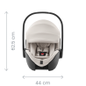 Britax Romer Baby-Safe Pro - Obrotowy rozkładany fotelik samochodowy 0-13 KG | zestaw z bazą Vario 5Z | DUSTY ROSE