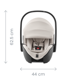 Britax Romer Baby-Safe Pro - Obrotowy rozkładany fotelik samochodowy 40-85 CM | zestaw z bazą Vario 5Z | URBAN OLIVE LUX