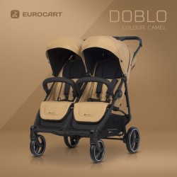 Euro-Cart Doblo - Bliźniaczy wózek spacerowy | CAMEL