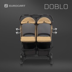 Euro-Cart Doblo - Wózek bliźniaczy Rok Po Roku | CAMEL