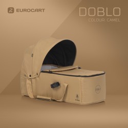 Euro-Cart Doblo - Wózek głęboko-spacerowy dla bliźniąt | CAMEL