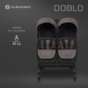 Euro-Cart Doblo - Wózek głęboko-spacerowy dla bliźniąt | TAUPE