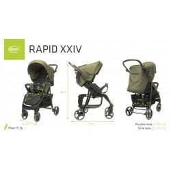 4Baby Rapid XXIV - Wózek spacerowy | KHAKI