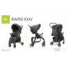 4Baby Rapid XXIV - Wózek spacerowy | BLACK