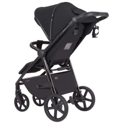 Carrello Bravo Plus 2024 - Wózek spacerowy | JET BLACK