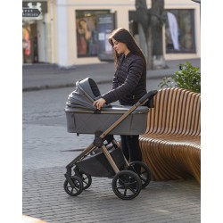 Carrello Omega - Wózek głęboko-spacerowy | zestaw 2w1 | SUPERB GREY