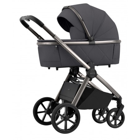 Carrello Omega - Wózek głęboko-spacerowy | zestaw 2w1 | EXCELLENT GREY