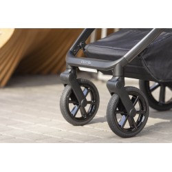 Carrello Omega - Wózek głęboko-spacerowy | zestaw 2w1 | ABSOLUT BLACK