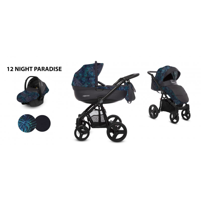 BabyActive Mommy - Wózek Głęboko-Spacerowy | zestaw 3w1 | NIGHT PARADISE