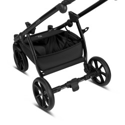 Tutis Uno 5+ Eco Wózek Głęboko-Spacerowy | zestaw 2w1 | JET BLACK