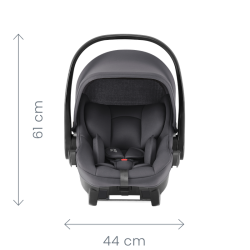 Britax Romer Baby-Safe Core - Fotelik samochodowy 0-13 KG | zestaw z bazą Vario 5Z | MIDNIGHT GREY