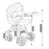 Camarelo Zeo Eco - Wózek Głęboko-Spacerowy | zestaw 2w1 | ZEO ECO-10