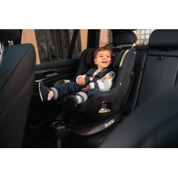 Nuna Pruu i-Size - Obrotowy fotelik samochodowy 0-18 KG | CAVIAR