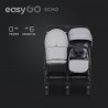 EasyGo Miękka Gondola do wózka 0+ | CLOUD GREY