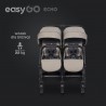 EasyGo Echo - Wózek bliźniaczy Rok Po Roku | SAVANA BEIGE