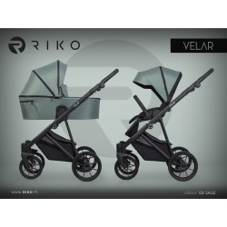 Riko Velar - Wózek Głęboko-Spacerowy | zestaw 2w1 | SAGE