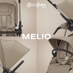 Cybex Melio TPE 2024 - Lekki wózek spacerowy | ALMOND BEIGE