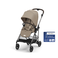 Cybex Melio TPE 2024 - Lekki wózek spacerowy | ALMOND BEIGE