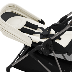 Cybex Melio TPE 2024 - Lekki wózek spacerowy | CANVAS WHITE