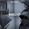 Cybex Melio TPE 2024 - Lekki wózek spacerowy | DARK BLUE