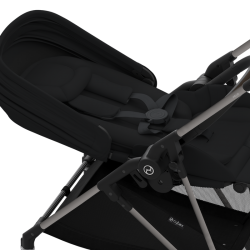 Cybex Melio TPE 2024 - Lekki wózek spacerowy | MAGIC BLACK