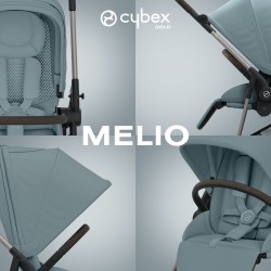 Cybex Melio TPE 2024 - Lekki wózek spacerowy | STORMY BLUE