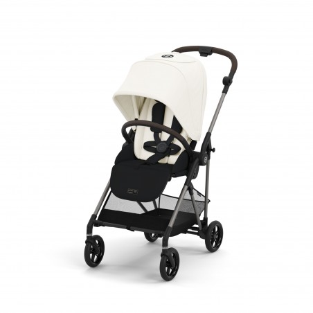 Cybex Melio TPE 2024 - Lekki wózek spacerowy | CANVAS WHITE