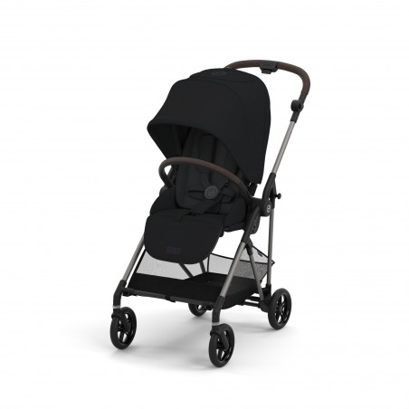 Cybex Melio TPE 2024 - Lekki wózek spacerowy | MAGIC BLACK