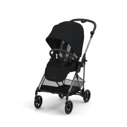 Cybex Melio TPE 2024 - Lekki wózek spacerowy | MAGIC BLACK